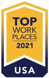 Top Workplaces USA 2021 badge